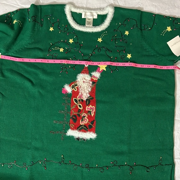 NWT Christmas Themed Susan Bristol Sweater Size 2W - Picture 2 of 10